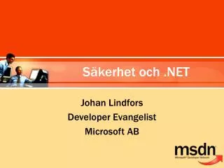 s kerhet och net
