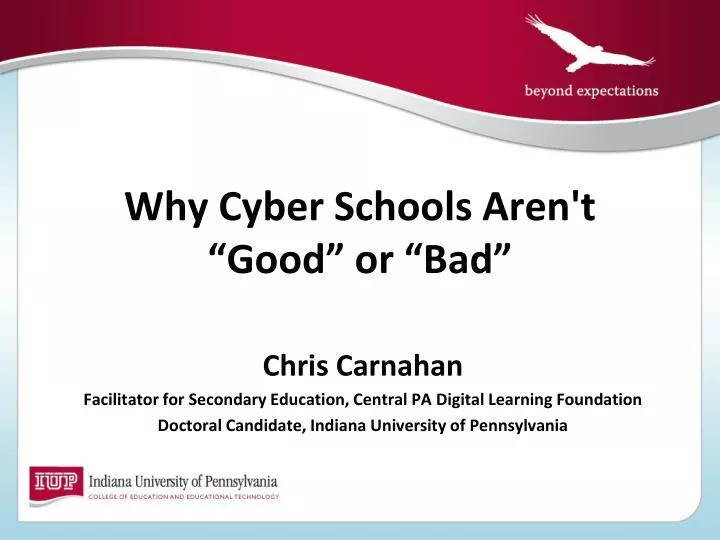 why cyber schools aren t good or bad