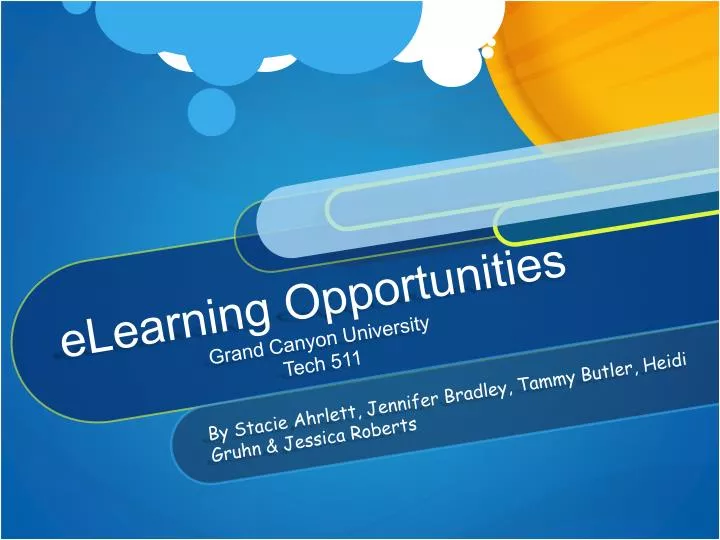 elearning opportunities grand canyon university tech 511