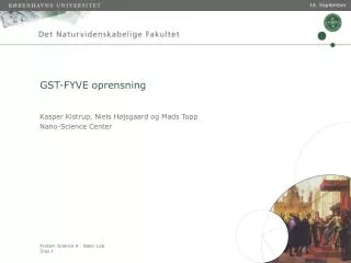 gst fyve oprensning