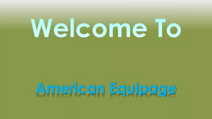 american equipage