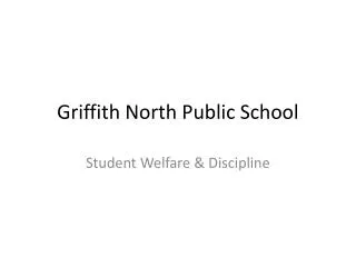 Griffith North Public School