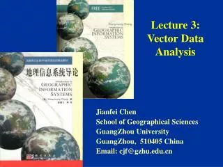 Lecture 3: Vector Data Analysis