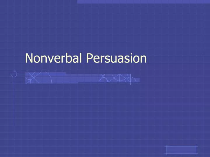 nonverbal persuasion