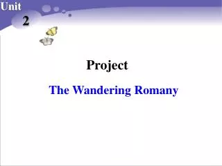 The Wandering Romany