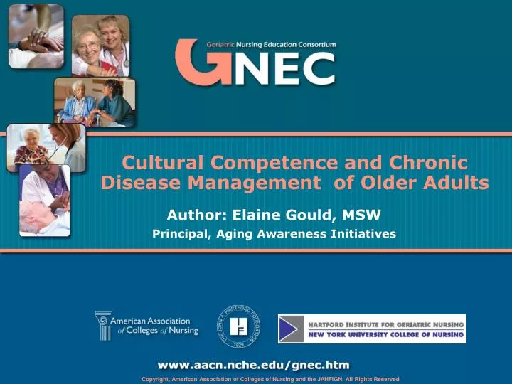 cultural competence and chronic disease management of older adults