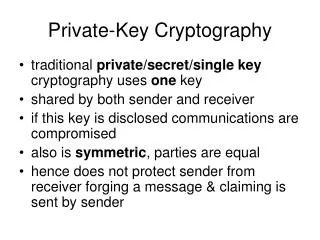 Private-Key Cryptography