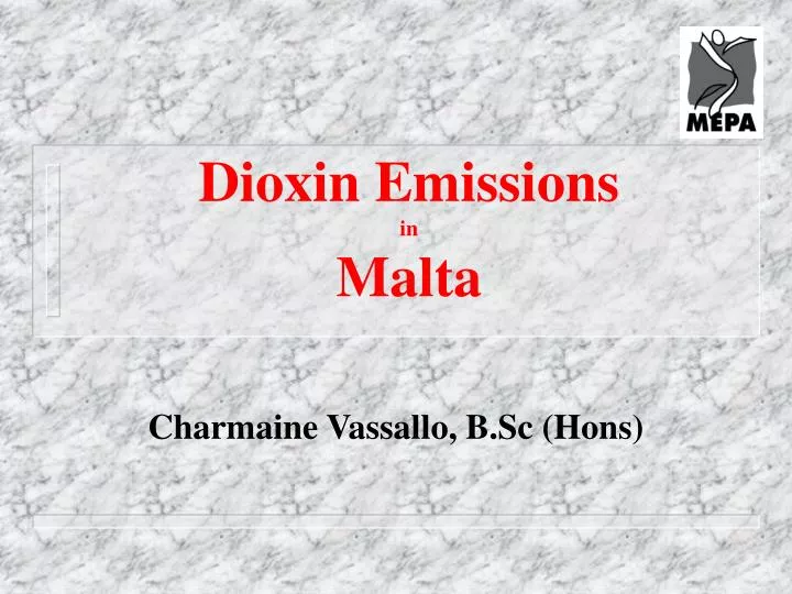 dioxin emissions in malta