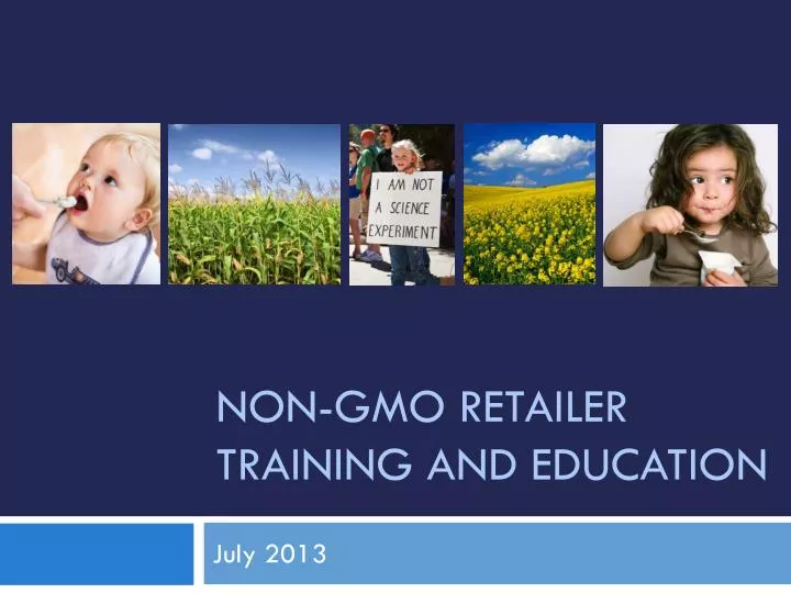 non gmo retailer training and education