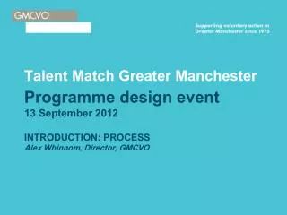Talent Match Greater Manchester
