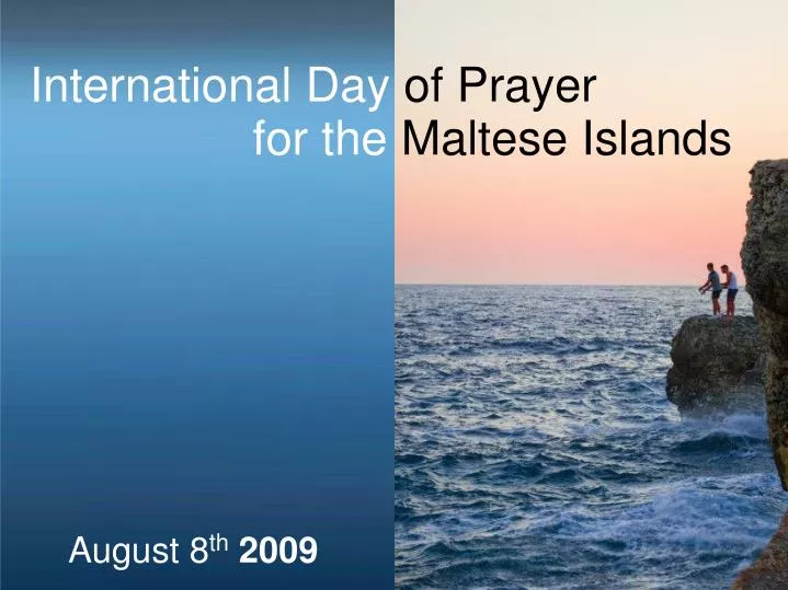 international day of prayer for the maltese islands