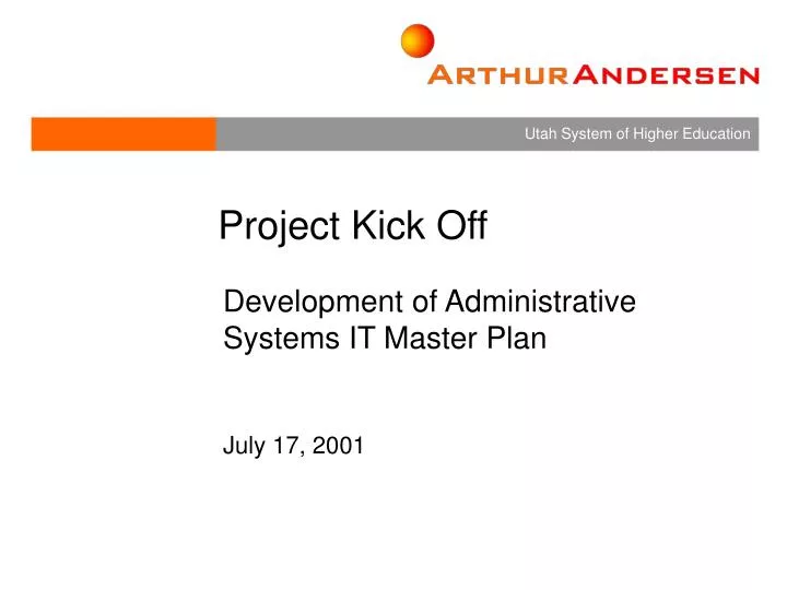 development of administrative systems it master plan