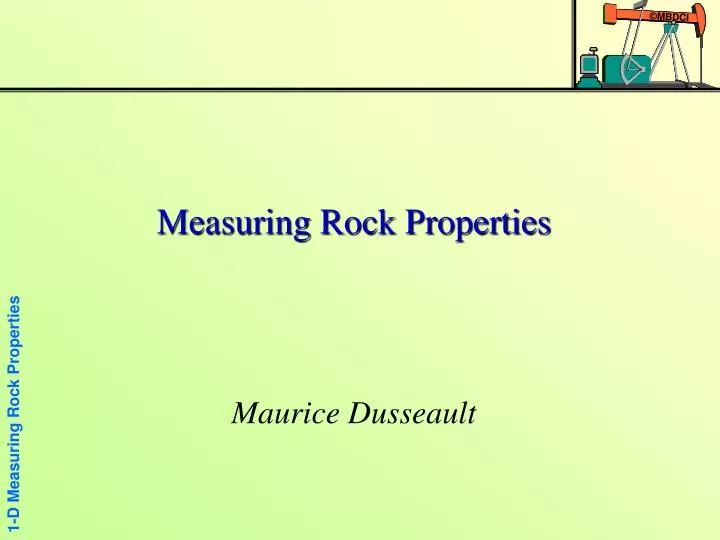measuring rock properties