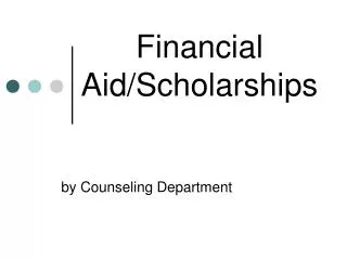 Financial Aid/Scholarships