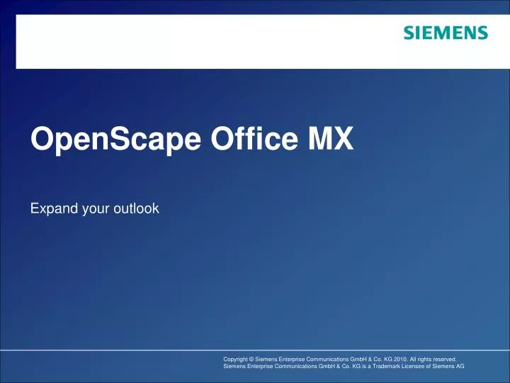 openscape office mx