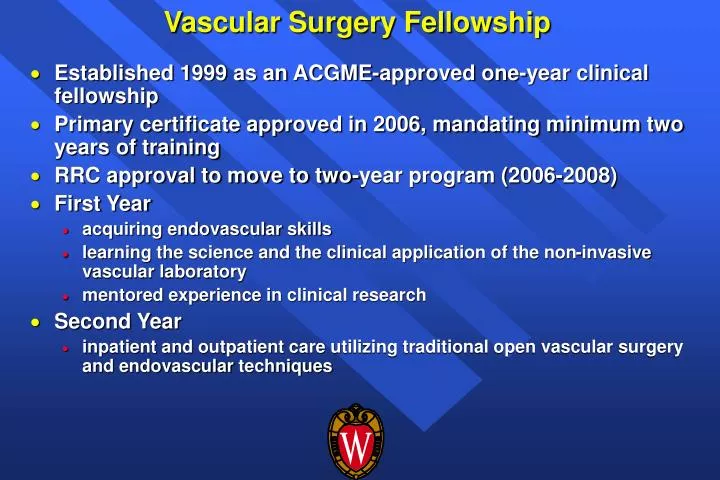 vascular surgery fellowship