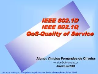 ieee 802 1d ieee 802 1q qos quality of service