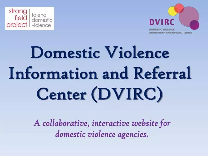 domestic violence information and referral center dvirc