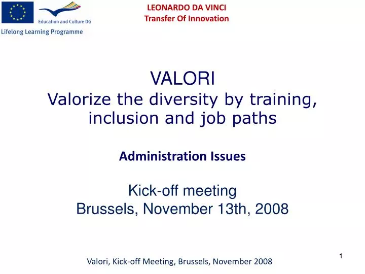 valori valorize the diversity by training inclusion and job paths administration issues