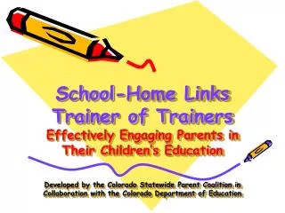 Colorado School-Home Links