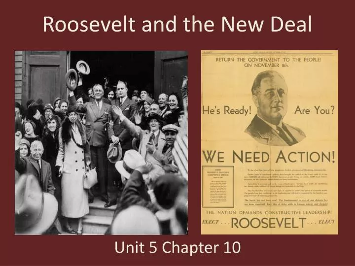 roosevelt and the new deal