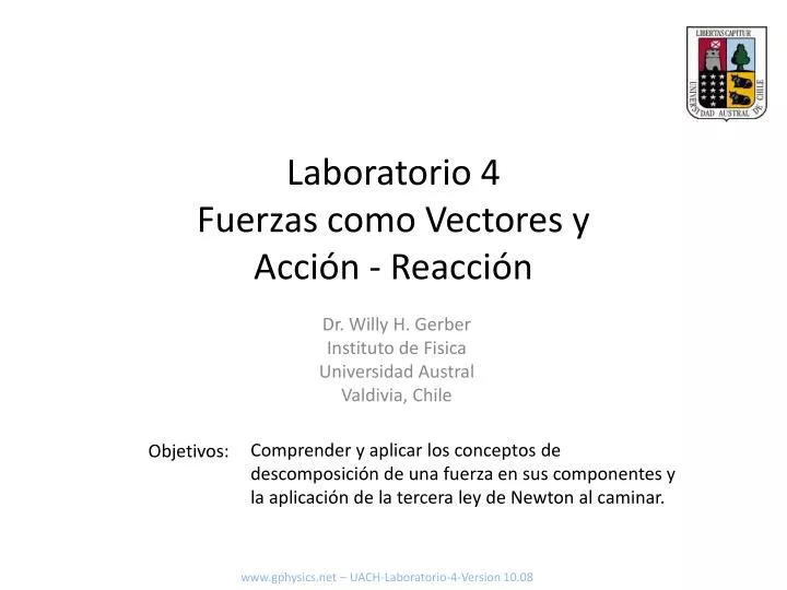 laboratorio 4 fuerzas como vectores y acci n reacci n