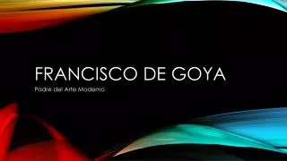 francisco de goya