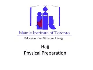 Hajj Physical Preparation
