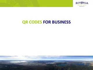 QR CODES FOR BUSINESS