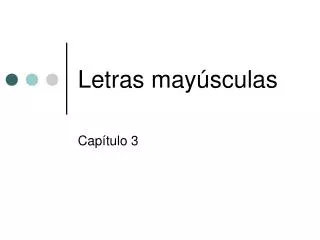 letras may sculas