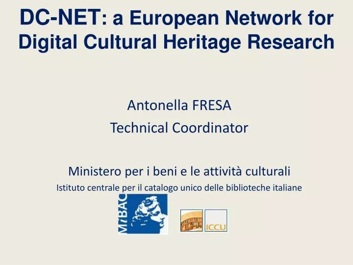 dc net a european network for digital cultural heritage research