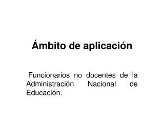 funcionarios no docentes de la administraci n nacional de educaci n