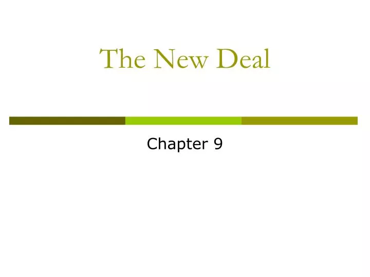 the new deal