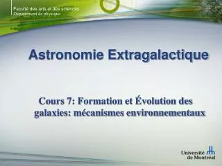 astronomie extragalactique