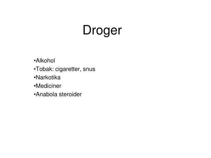 droger