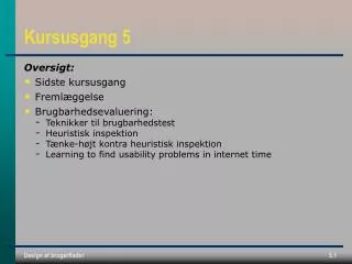 kursusgang 5
