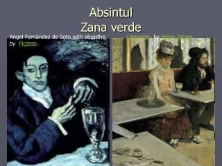absintul zana verde