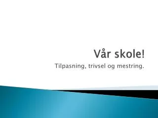 v r skole
