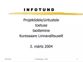 i n f o t u n d