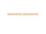 KÖZHASZNÚ SZERVEZETEK - slide 1