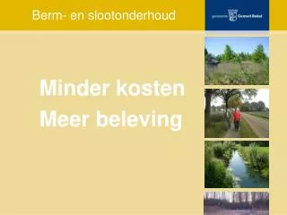 berm en slootonderhoud