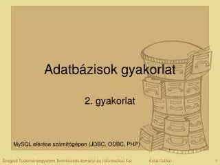 adatb zisok gyakorlat