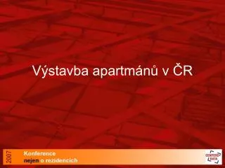 v stavba apartm n v r