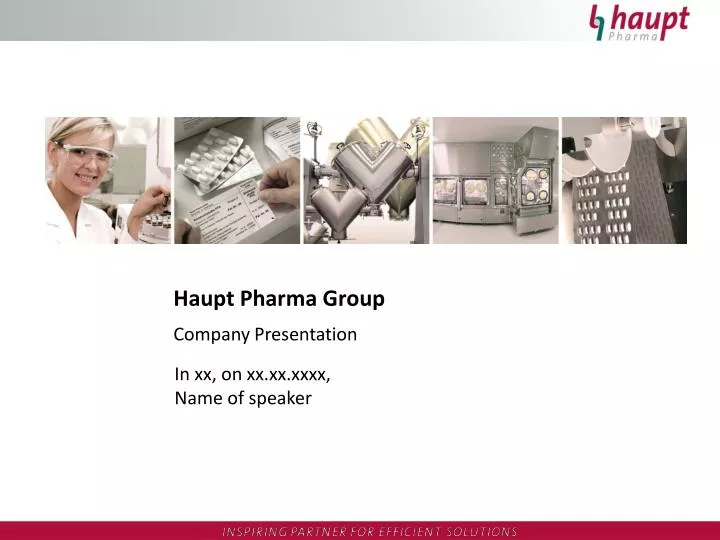 haupt pharma group