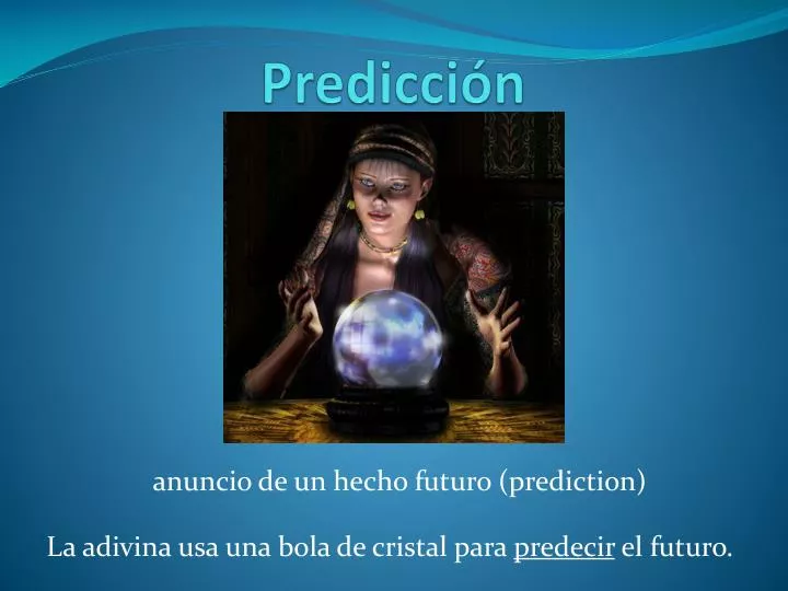 predicci n