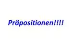 Präpositionen !!!! - slide 1