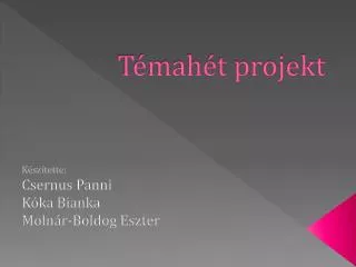 t mah t projekt