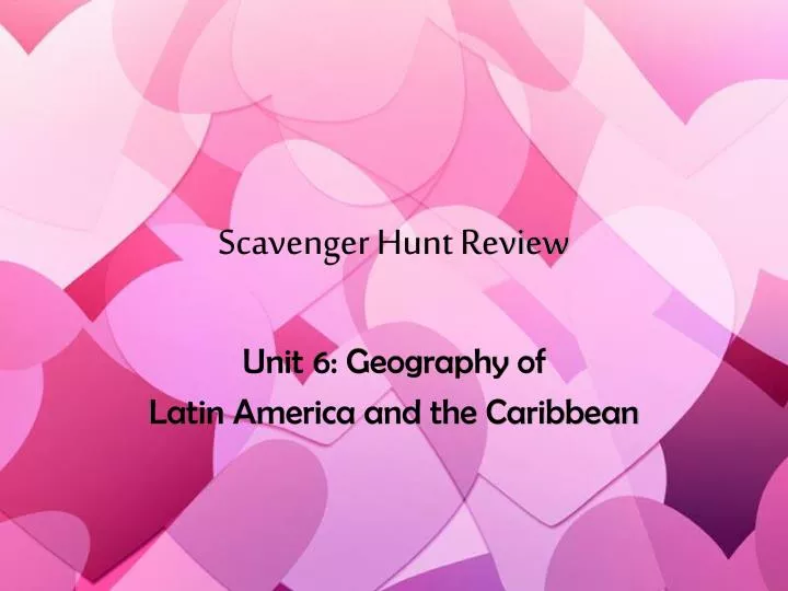 scavenger hunt review