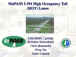 MnPASS I-394 High Occupancy Toll (HOT) Lanes