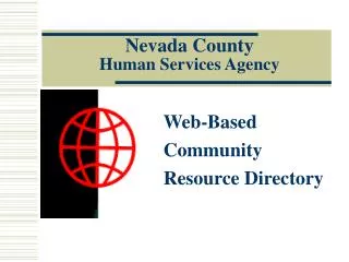 Nevada County Human Services Agency
